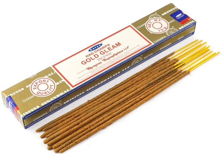 Благовония Блеск Золота (Gold Gleam) Satya 15 г