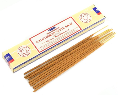 Благовония Калифорнийский Белый Шалфей (Californian White Sage) Satya 15 г